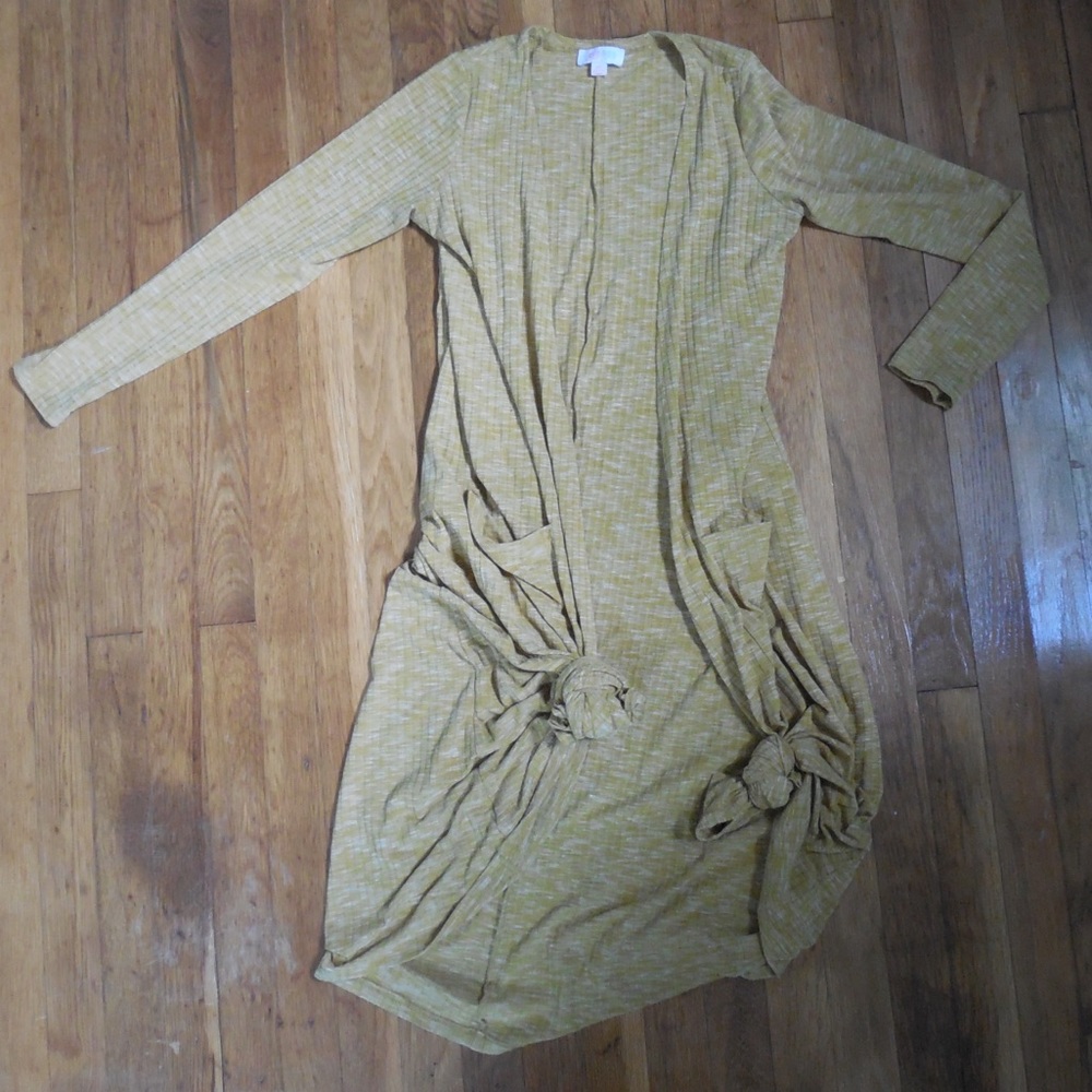 LulaRoe Yellow Mustard Sarah